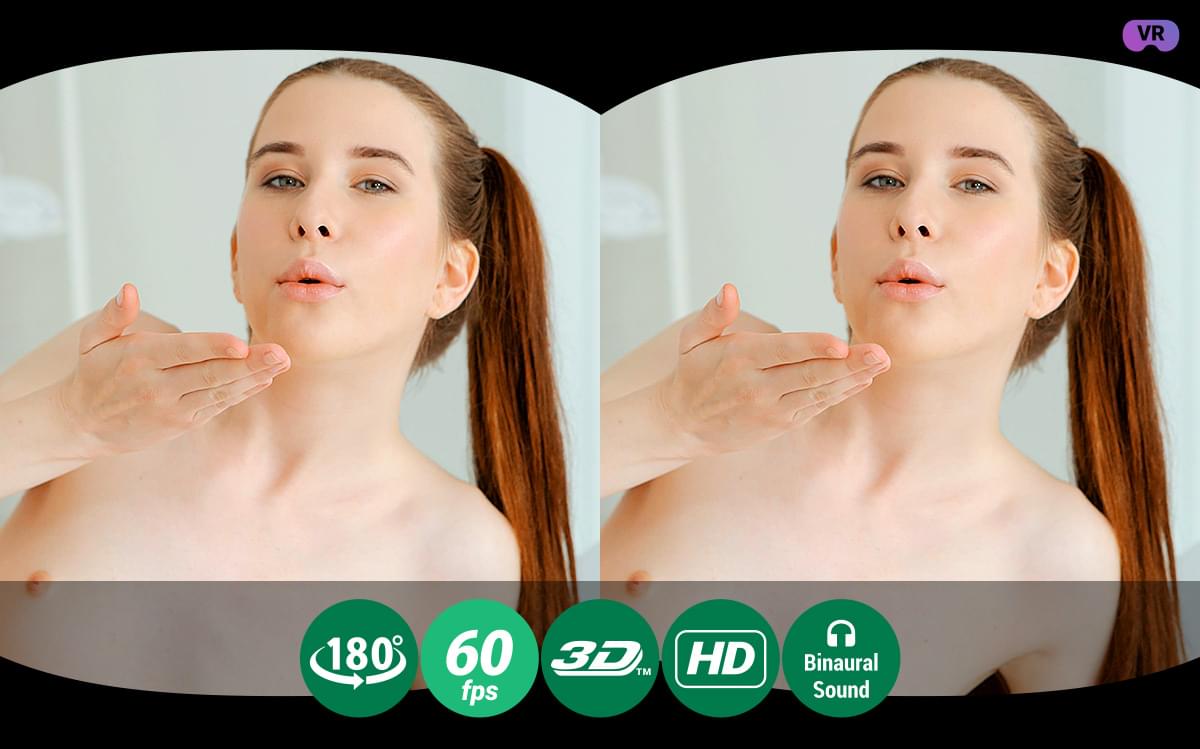 Brunette Climbs On The Table To Play With Pussy