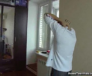 Teen Emma Studies Her Boyfriends Cock