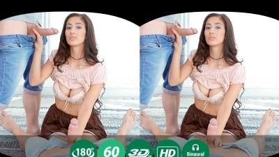 Two Guys Fuck a Horny Brunette thumb main