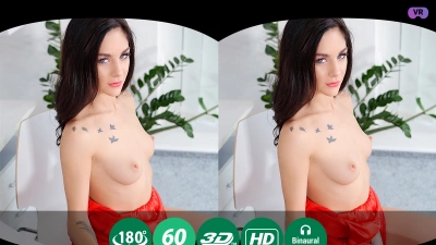 A Hot-tempered Brunette Studies Solo Fucking in VR thumb main